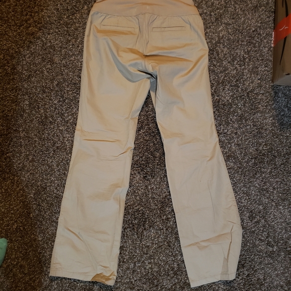 Old Navy Maternity khaki pants - Picture 3 of 3